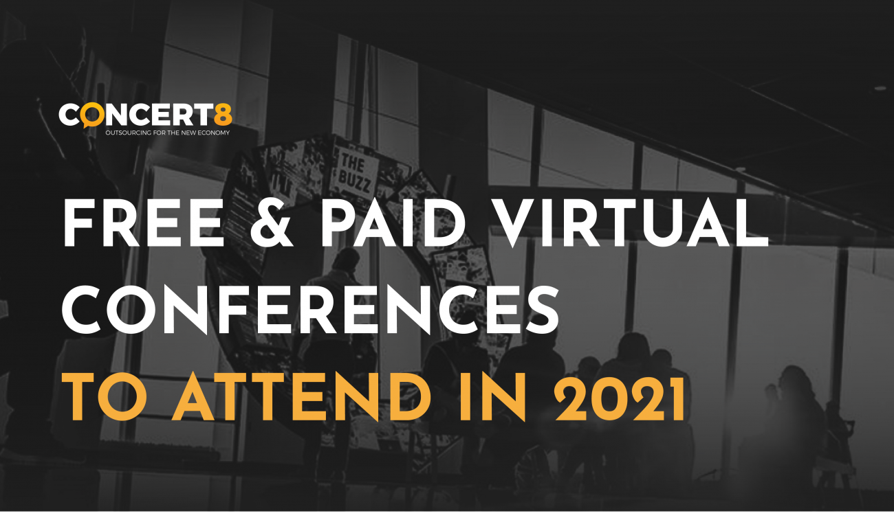 Free & Paid Virtual Conferences to Attend in 2021 - Concert8